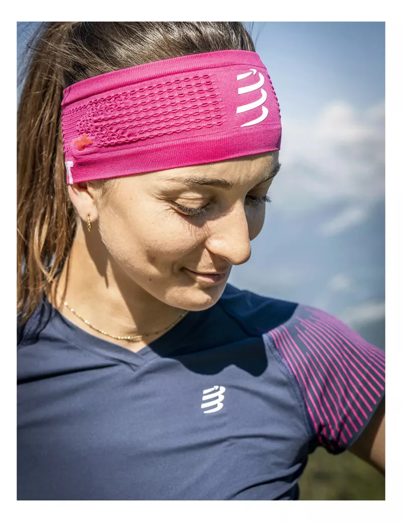 Compressport Headband On/Off Uni Size Magenta-3